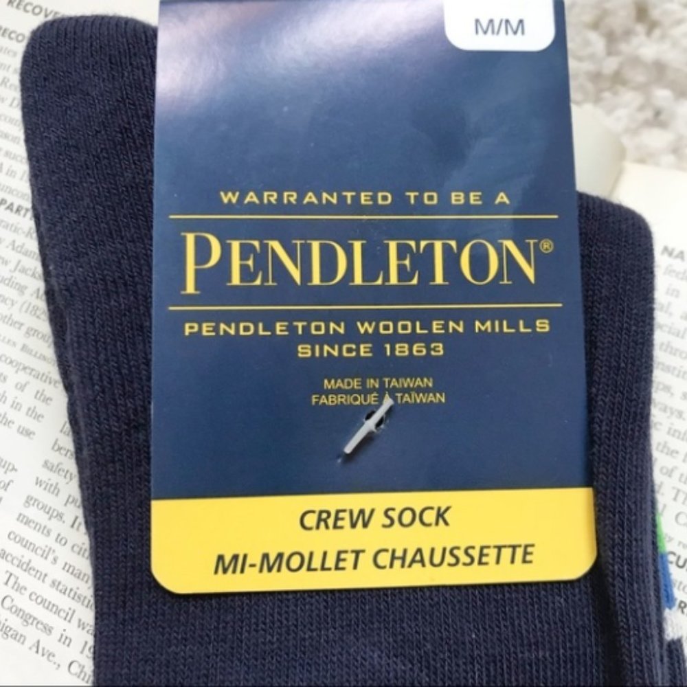 Pendleton UNISEX Crater Lake National Park Collection Stripe Socks Size Medium - Picture 8 of 13